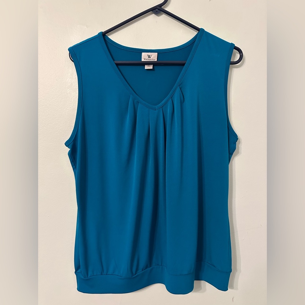 🏷️ Worthington sleeveless dress top camisole undershirt layering tank Size Large